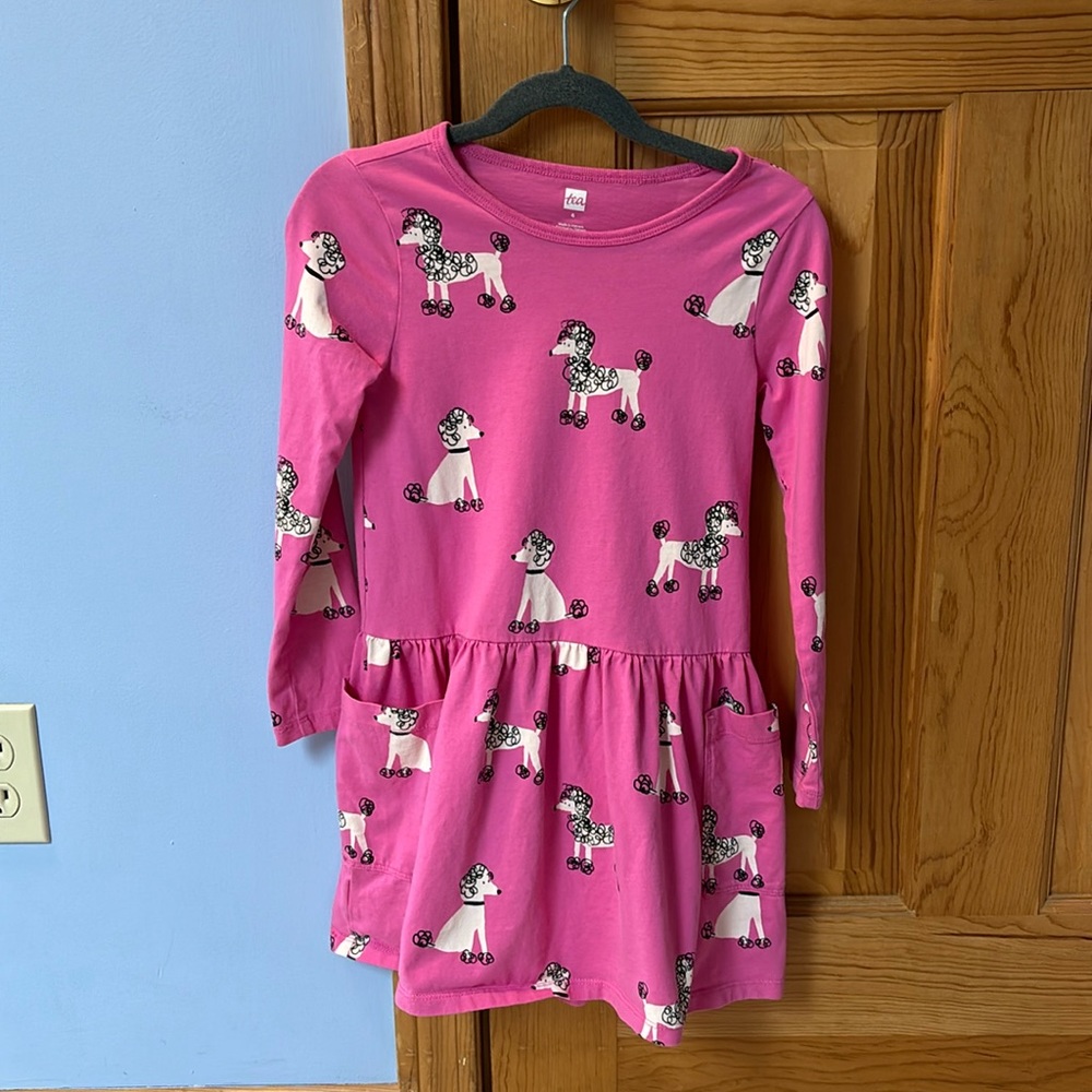 Tea Collection Poodle Print Dress Size 6